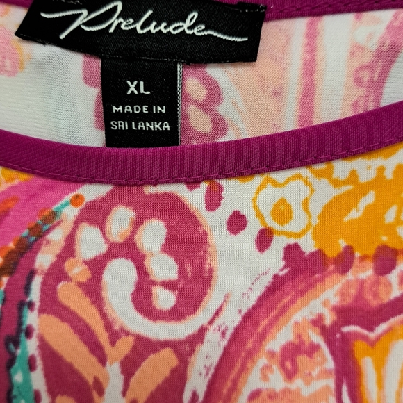 Prelude Womans XL Blouse Gorgeous Bell Sleeves #169 - Picture 3 of 8